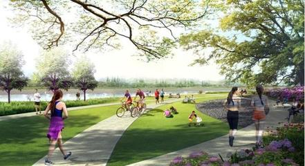 未来新津河道湿地华丽变身 颜值与技术开发的双重升级